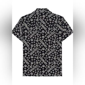 GOONIES  woven all over print button-down shirt